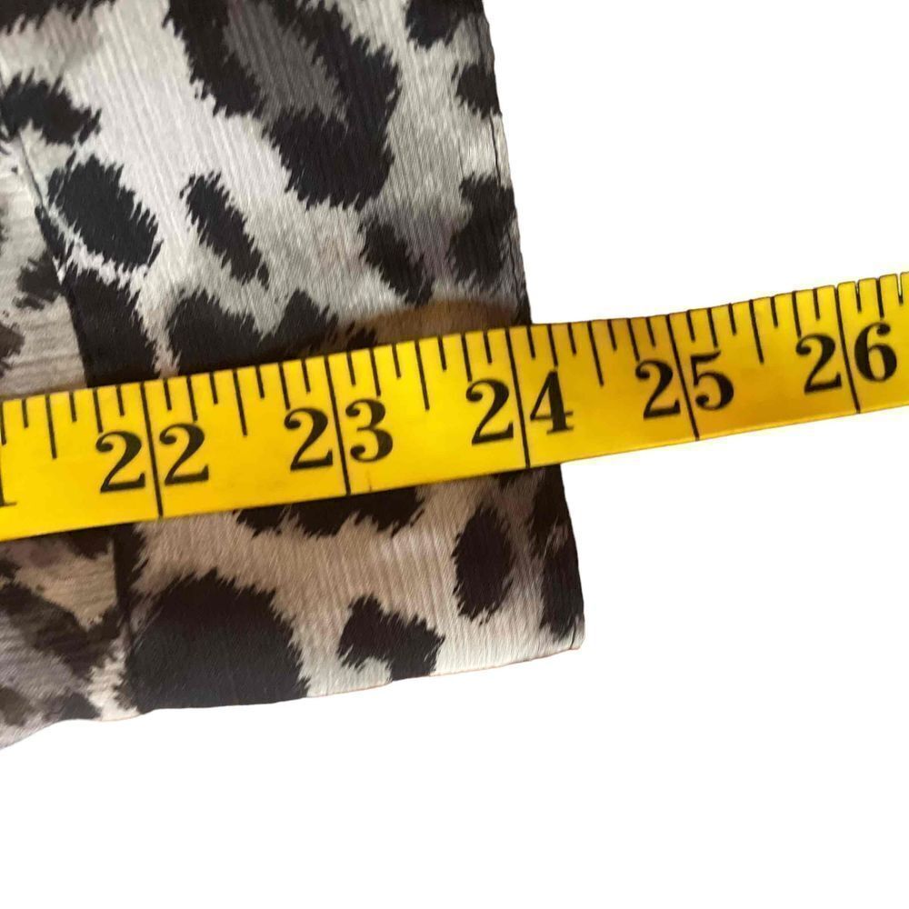 Guess Long Sleeve Leopard Print Button-Down Blous… - image 7